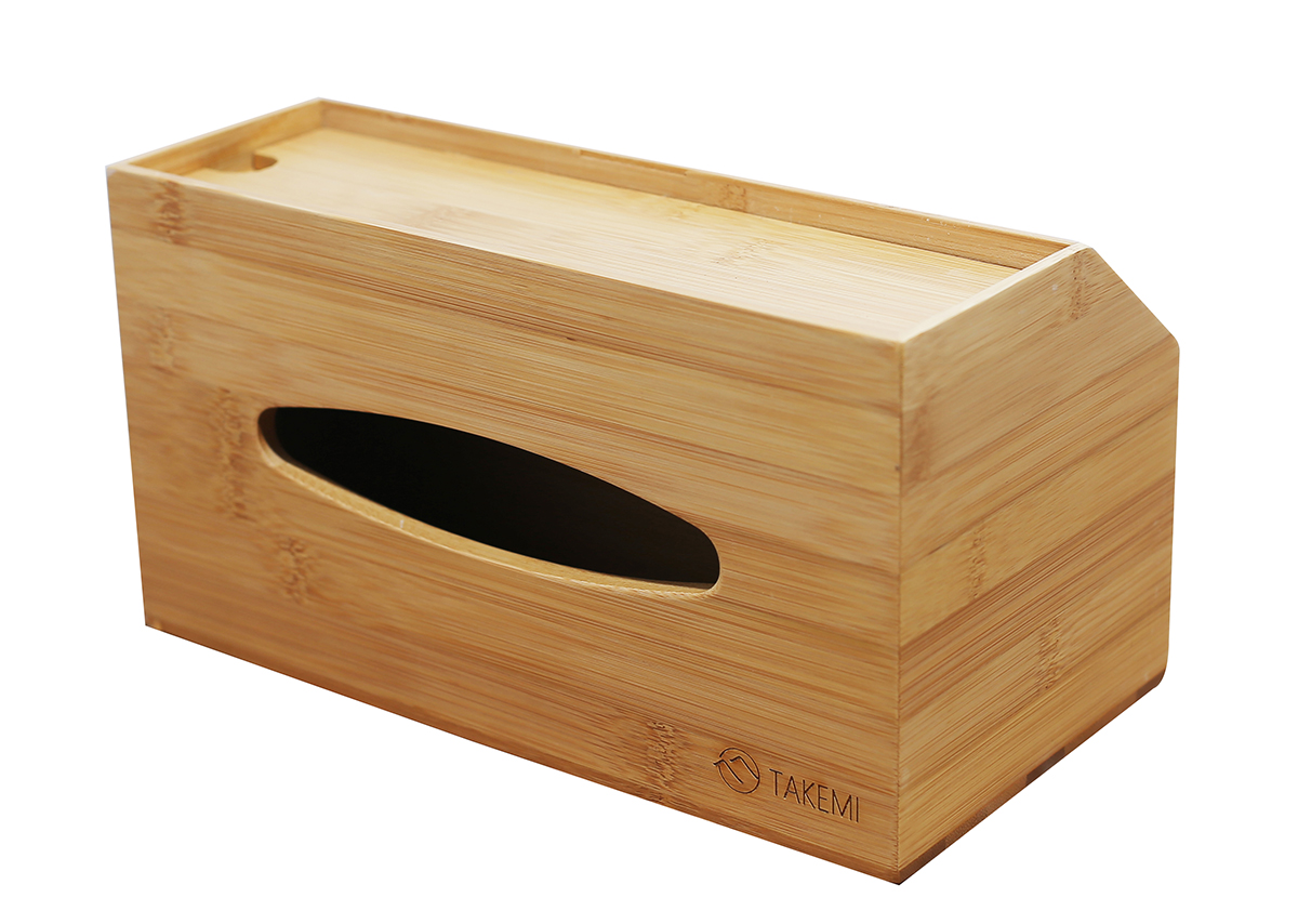 竹製ティッシュボックス